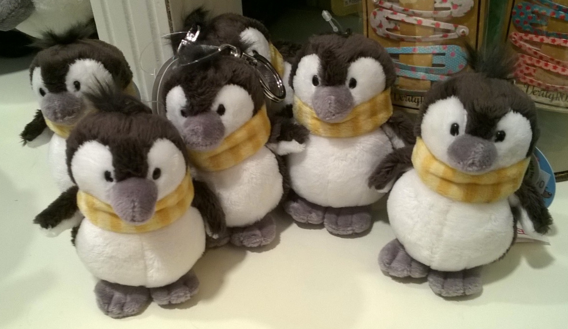 I pinguini piccoli piccoli, anche portachiavi