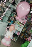 Angioletto con palloncino battesimo